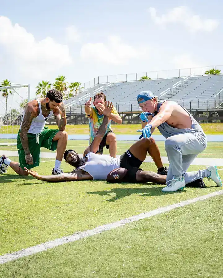 Jake Paul NFL Workout — photograph 3