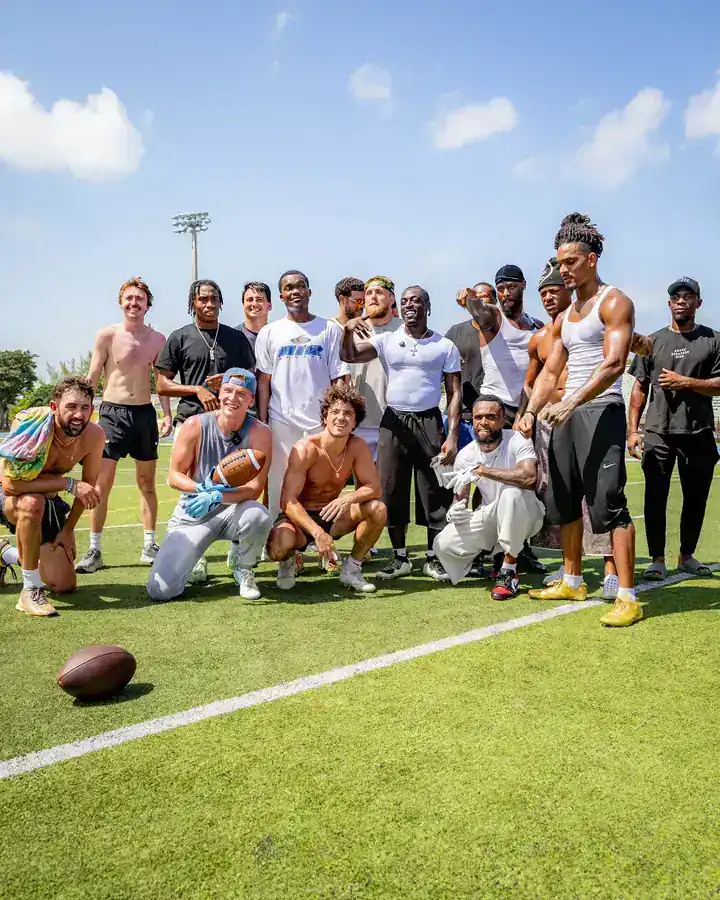 Jake Paul NFL Workout