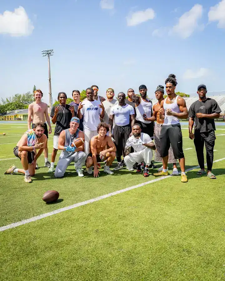 Jake Paul NFL Workout — photograph 4