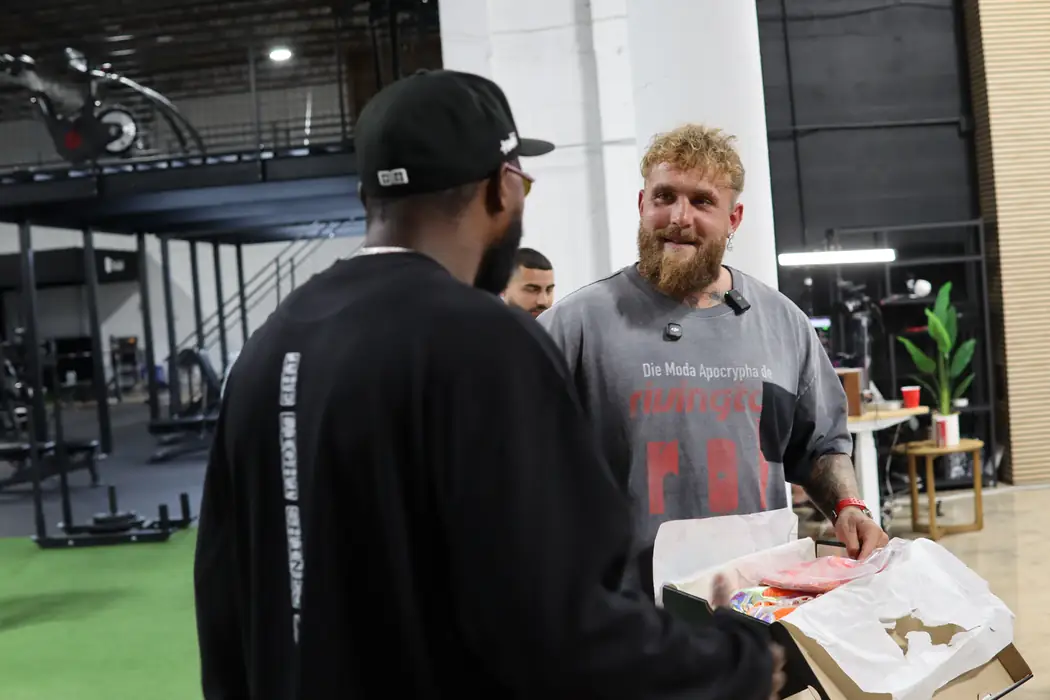 Behind-the-scenes conversation inside a training facility
